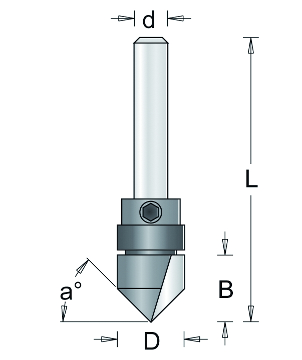 HM V-Groeffrees 45°